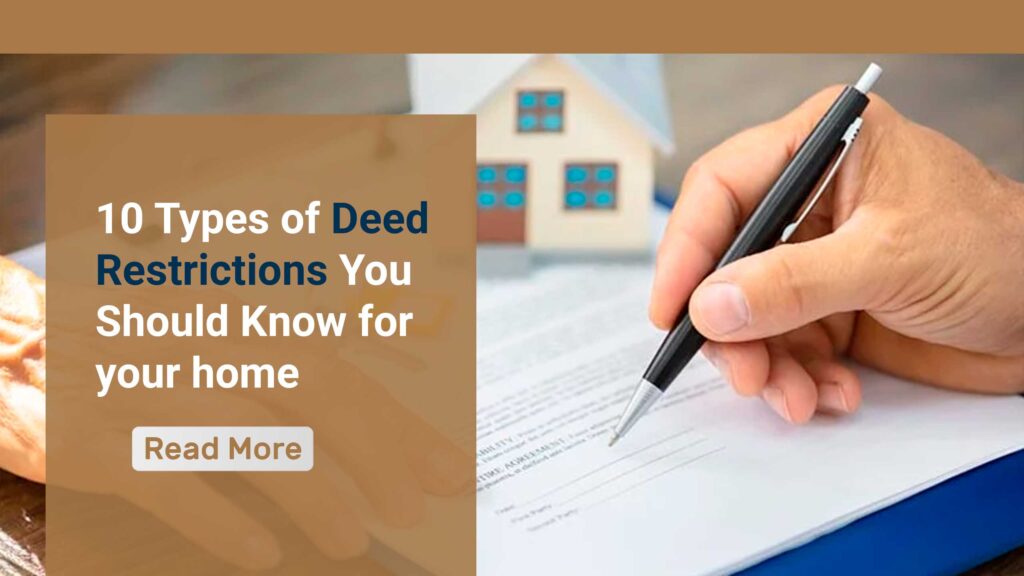Deed Restrictions You Should Know for your home